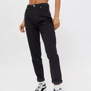 BDG Color Corduroy High Waisted Mom Pant Jeans Urban Outfitters in black